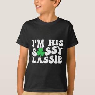 Ik ben zijn zus zoals patricks day koppels matchen t-shirt