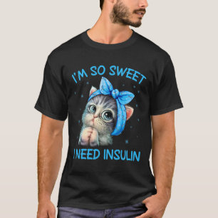 Ik ben zo aardig dat ik Insuline Diabetes Awarenes T-shirt