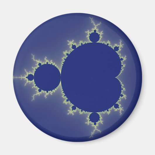 Ik ben zo blauw - Fractal Magneet (Voorkant)