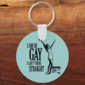 Ik ben zo blij dat ik niet meteen kan denken sleutelhanger (Voorkant)