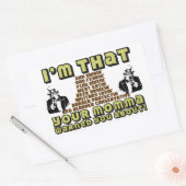 Ik ben zo conservatief rechthoekige sticker (Envelop)