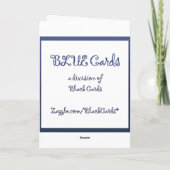 Ik ben zo Droevig Kaart (Achterkant)