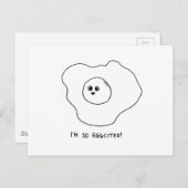 Ik ben zo Eggquote Briefkaart (Voorkant / Achterkant)