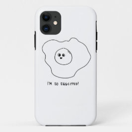 Ik ben zo Eggquote iPhone 11 Hoesje
