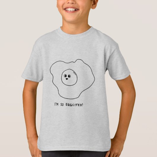 Ik ben zo Eggquote T-shirt (Voorkant)