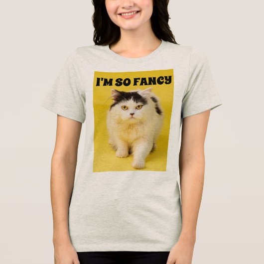 IK BEN ZO FANCY CAT T-SHIRTS (Voorkant)