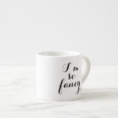 Ik ben zo Fancy Chandelier Espresso Mok (Voorkant rechts)