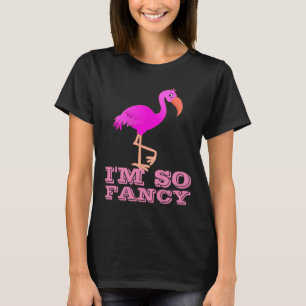 IK BEN ZO FANCY FLAMINGO LADIES T-SHIRTS T - SHIRT