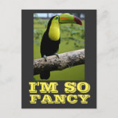 IK BEN ZO FANCY TOUCAN BRIEFKAARTEN (Voorkant)