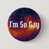 Ik ben zo Galaxy Identiteit Ronde Button 5,7 Cm (Voorkant)