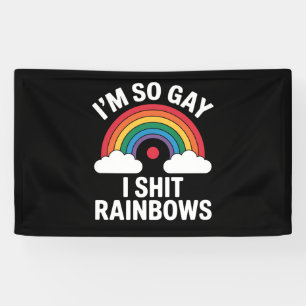 Ik ben zo gay regenbogen grappige LGBTQ Pride Ally Spandoek