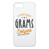 Ik ben zo gek als iedereen. Case-Mate iPhone case (Achterkant)