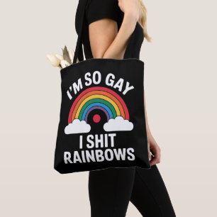 Ik Ben Zo Homoseksueel Regenbogen Grappig LGBTQ Pr Draagtas