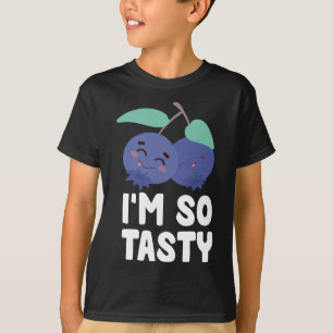 Ik ben zo lekker bosbessen fruit grappige bosbesse t-shirt