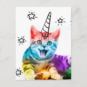 Ik ben zo meowgisch. briefkaart