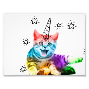 Ik ben zo meowgisch. foto afdruk