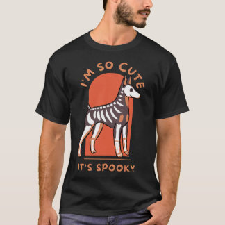Ik ben zo schattig dat het griezelig is, een grapp t-shirt