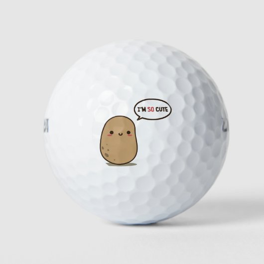 Ik ben zo schattig. golfballen (Voorkant)
