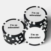 Ik ben zo Schattig Pokerchips (Opstapeling)