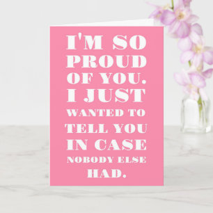 Ik ben zo trots op je kaart