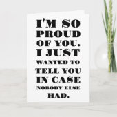 Ik ben zo trots op je kaart (Voorkant)