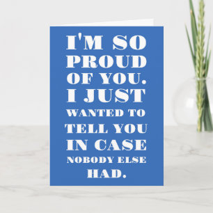 Ik ben zo trots op je kaart