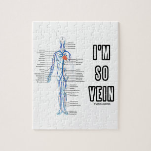 Ik ben zo Vein (Circulatory System Anatomy Veins) Legpuzzel