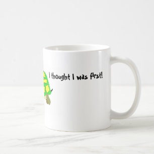 Ik ben zo ver achter me koffiemok