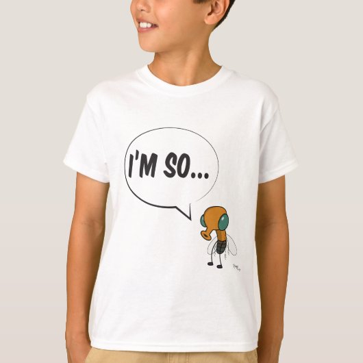 Ik ben zo vlieg! t-shirt (Voorkant)