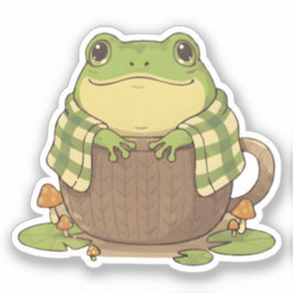 Ik ben Zochi, de Cozy Kikker Sticker
