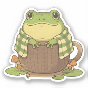 Ik ben Zochi, de Cozy Kikker Sticker