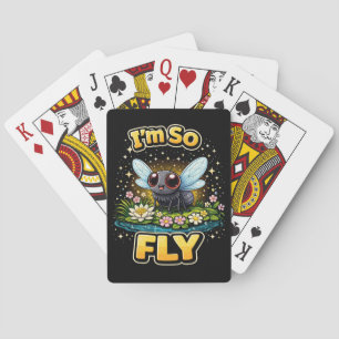 Ik ben zo'n vlieg pokerkaarten