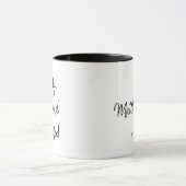 Ik ben zout voor en na de koffie-mok mok (Midden)