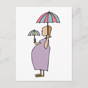 Ik ben zwanger Gift Aankondigingskaart