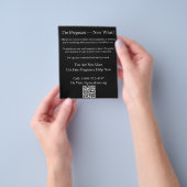 Ik ben zwanger, wat nu? flyer (Hand)