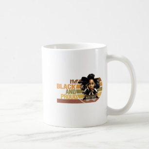 Ik ben zwart en trots Vintage Black History Month Koffiemok