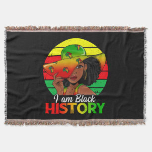 Ik Ben Zwarte Geschiedenis Afrika Amerika Deken