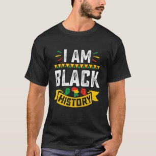 Ik ben zwarte geschiedenis maand kracht voor eerst t-shirt