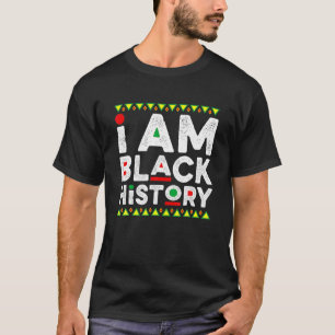 Ik ben Zwarte Geschiedenis Maand Pride African Ame T-shirt