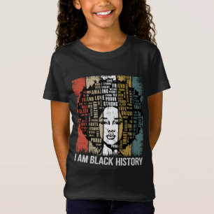 Ik ben Zwarte Geschiedenis Maand Proud African Ame T-shirt