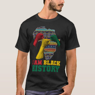 Ik ben zwarte geschiedenis met de eerste BHM BLM P T-shirt