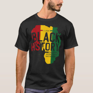 Ik ben Zwarte Geschiedenis Zwarte Geschiedenis Maa T-shirt
