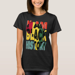Ik ben Zwarte Historie maand Pride African America T-shirt