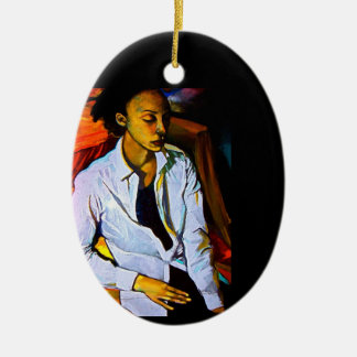 IK BEN ZWARTE MAAR COMELE Porseleinen-versiering Keramisch Ornament