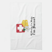 Ik ben Zwitsers! Theedoek (Verticaal)