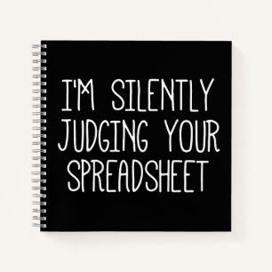 IK Beoordeel Je Spreadsheet In Stilte Notitieboek