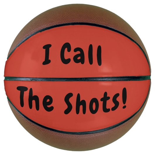 Ik bepaal de regels Funny Basketbal Quote (Voorkant)