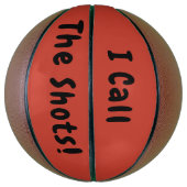Ik bepaal de regels Funny Basketbal Quote (Verticaal)