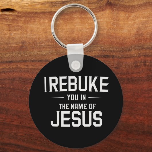 Ik berisp u in de naam van Jezus Sleutelhanger (Voorkant)