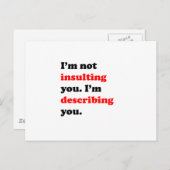 Ik beschrijf je briefkaart (Voorkant / Achterkant)